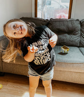 Warning Requires Constant Snack Refills Tee- Black